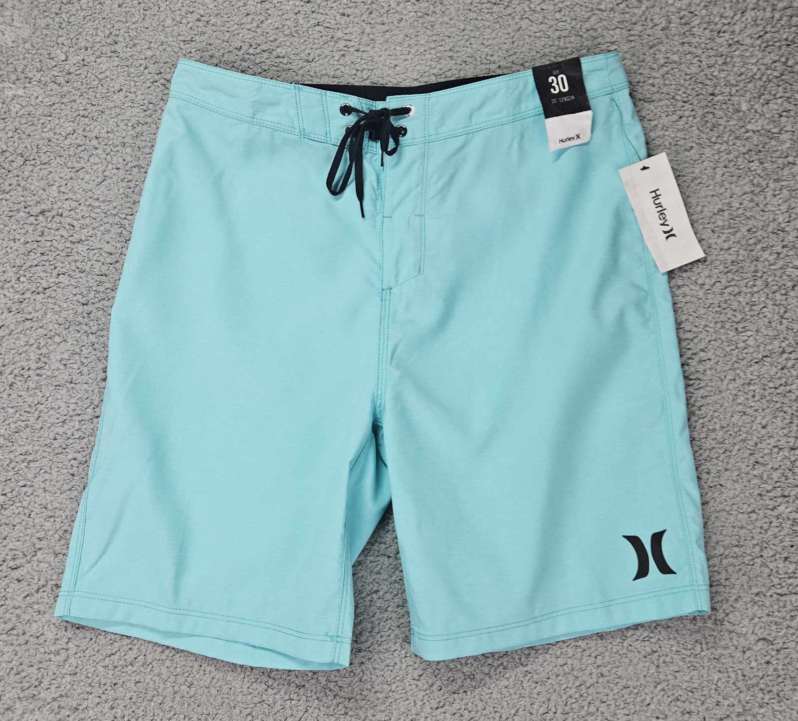 Hurley Board Shorts Mens 30 Turquoise Swim Surf Beach NWT $40