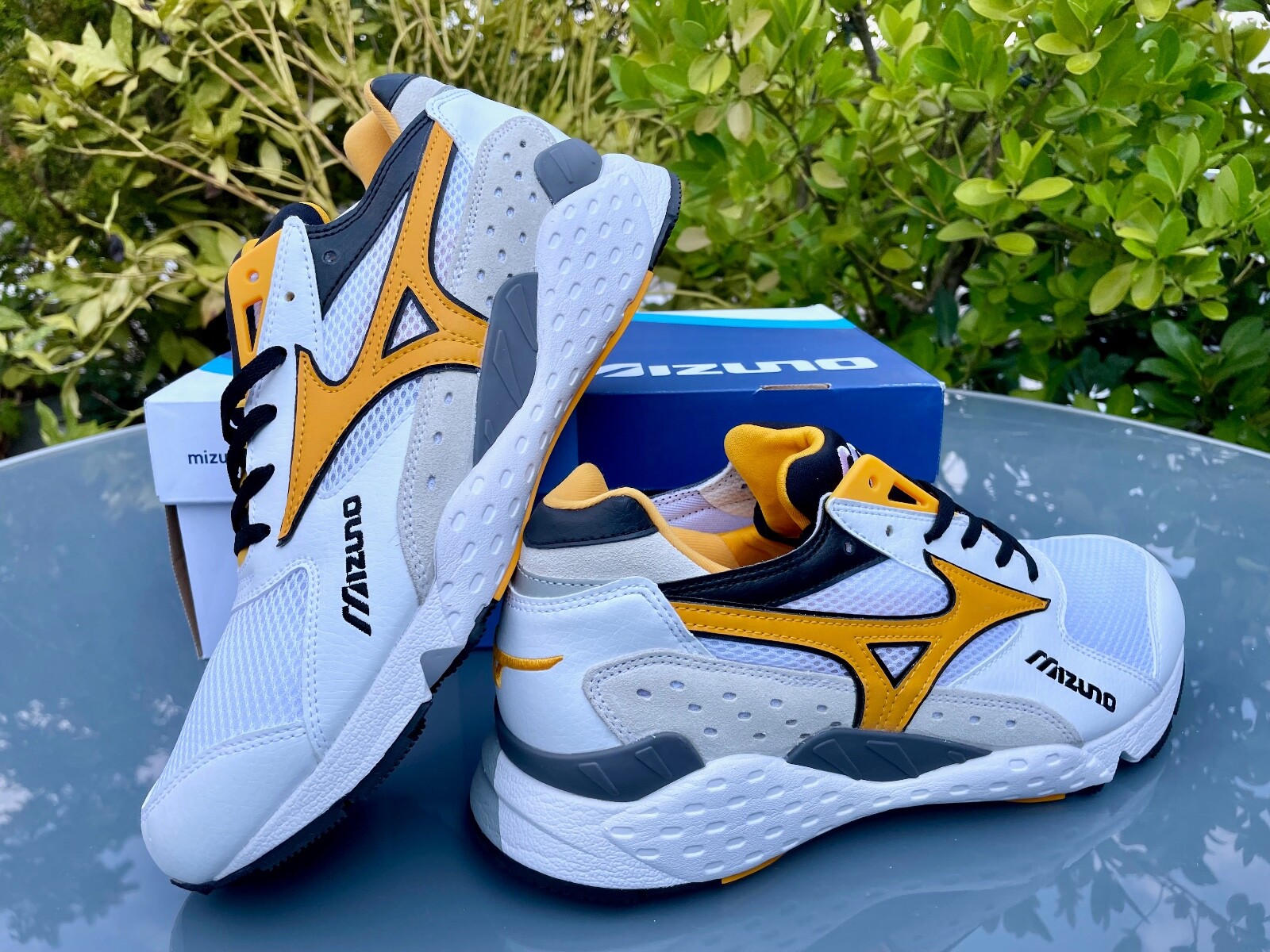 Mizuno Mondo Control White Yellow (2020) EUR 44.5 US 11 UK 10 D1GA201174