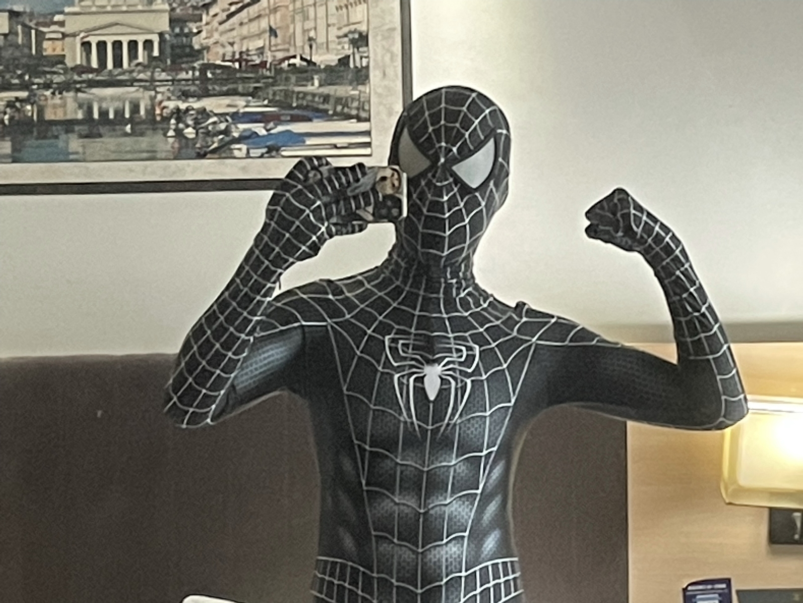 Black Venom Spide-rman Jumpsuit Cosplay Adult Kids Men Suit Costume Halloween