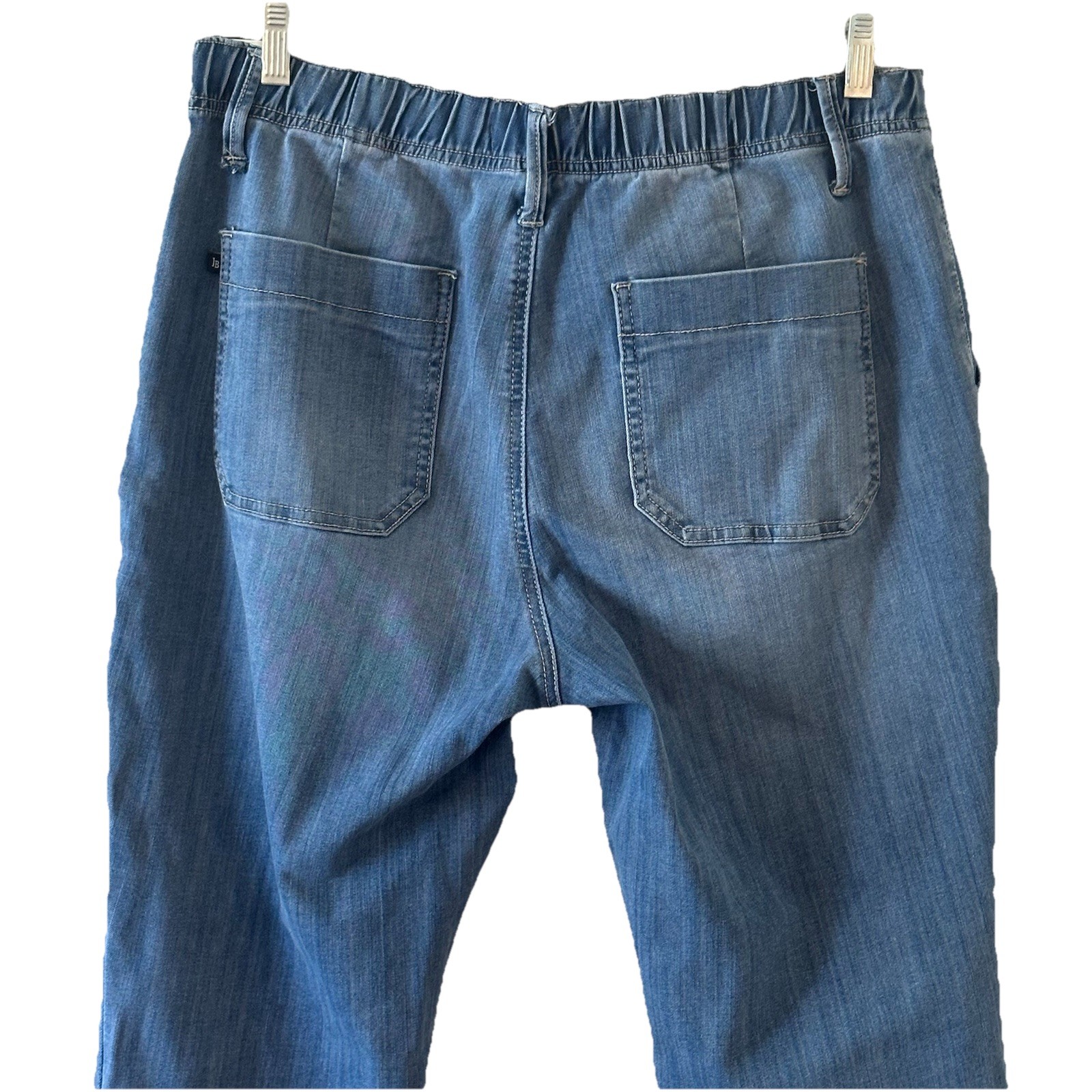Judy Blue Womens High Waist Drawstring Jogger Straight Leg Jeans Size 15 30