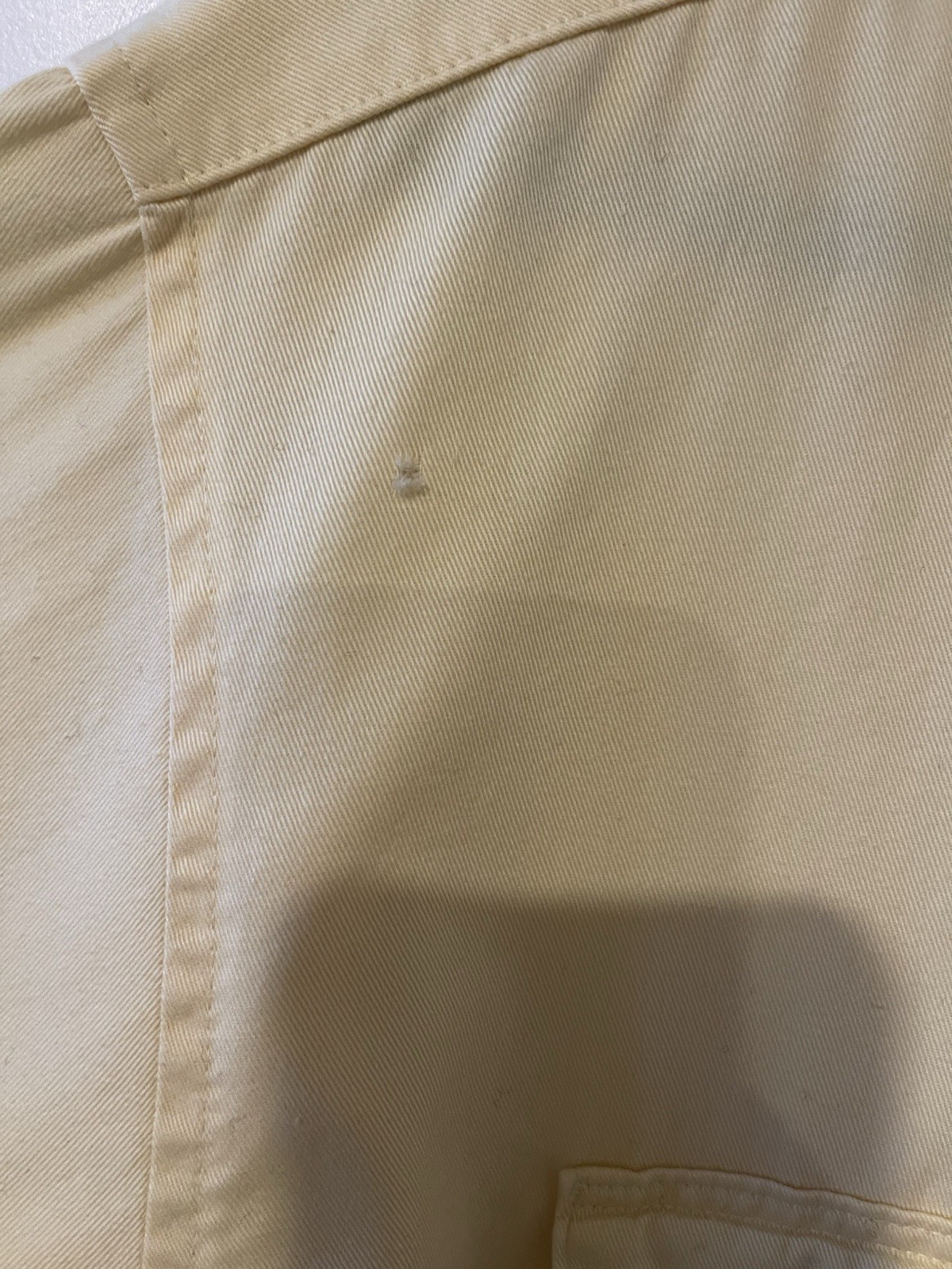 Wrangler Western Twill Cotton Short Sleeve Button-Up Shirt Pockets Solid XL