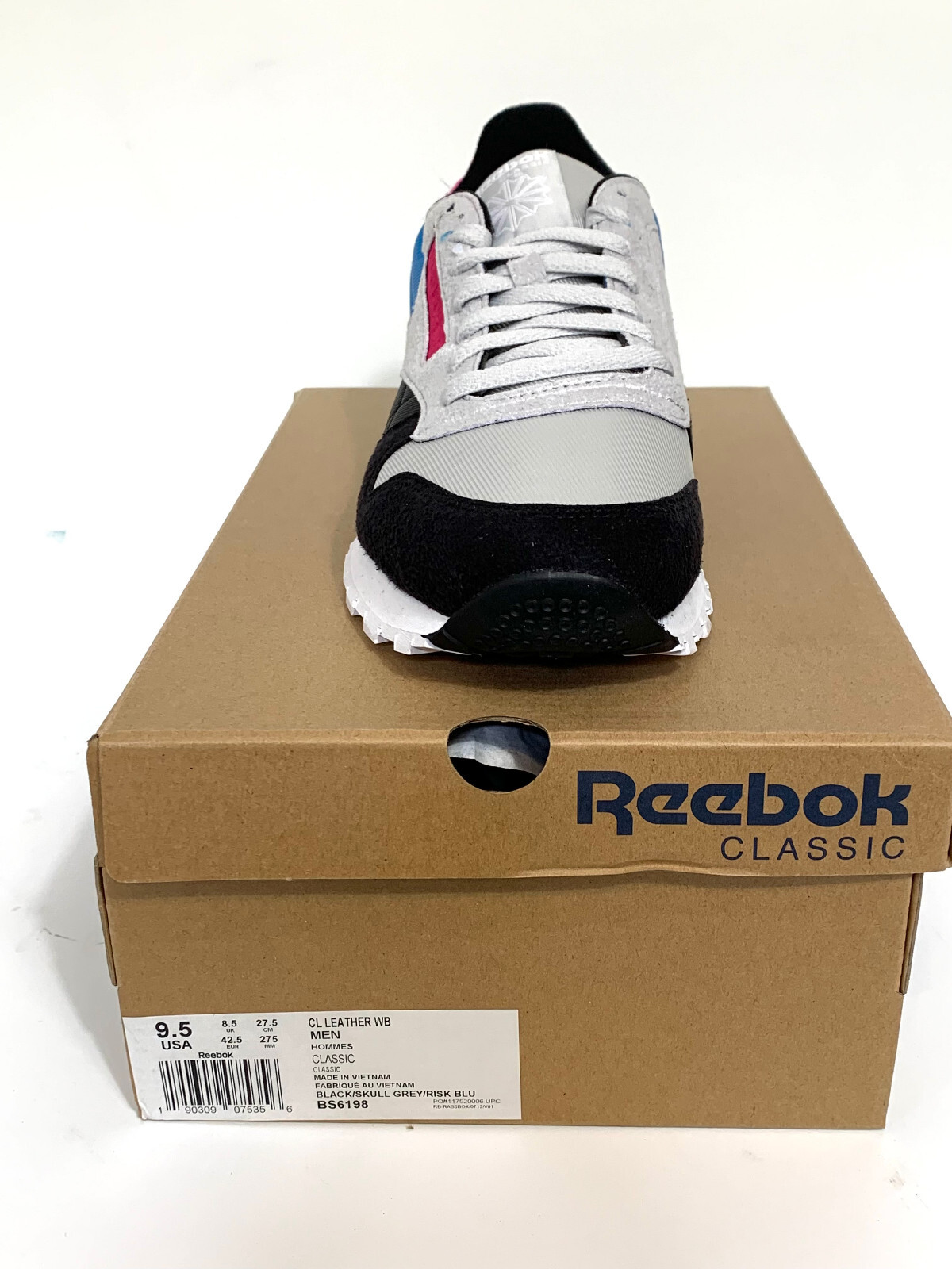 Reebok NIB CL Leather WB Sneaker BS6198 Size 9.5
