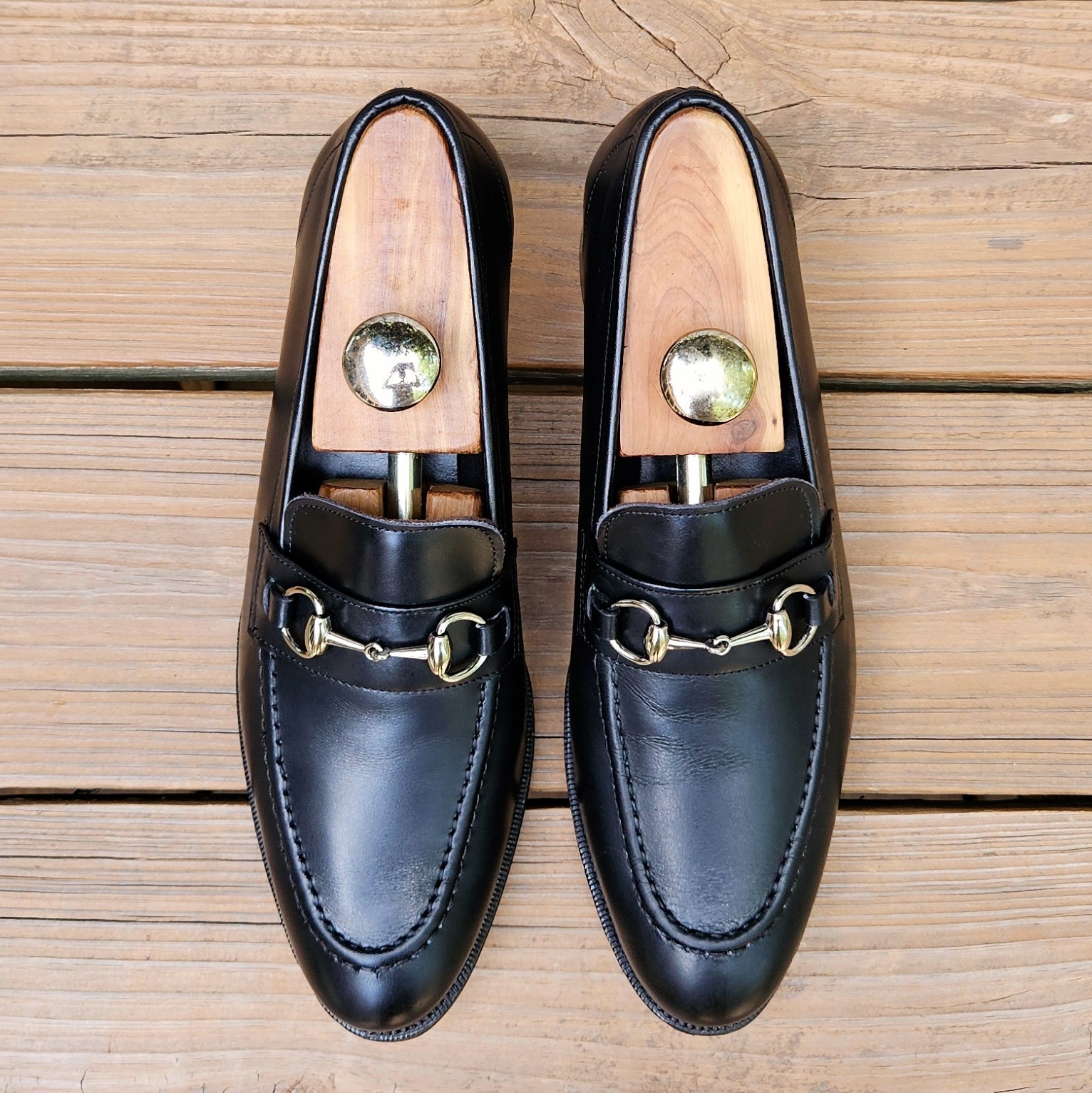 Meermin Horsebit Loafers Black Calf Size 10 D US 114678 $230 WORN 2X!