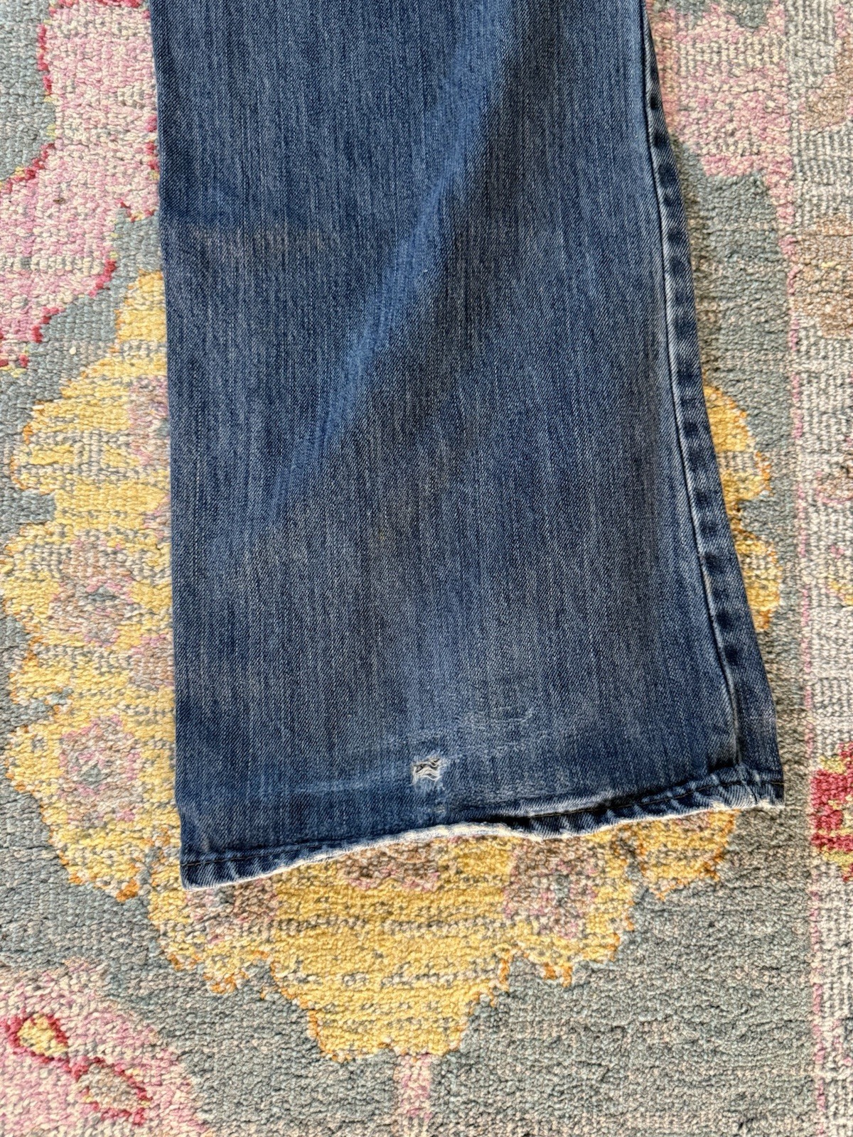 Levi’s Authentics Signature Copper Riveted Men’s Y2K Low Boot Jeans Medium 36×34