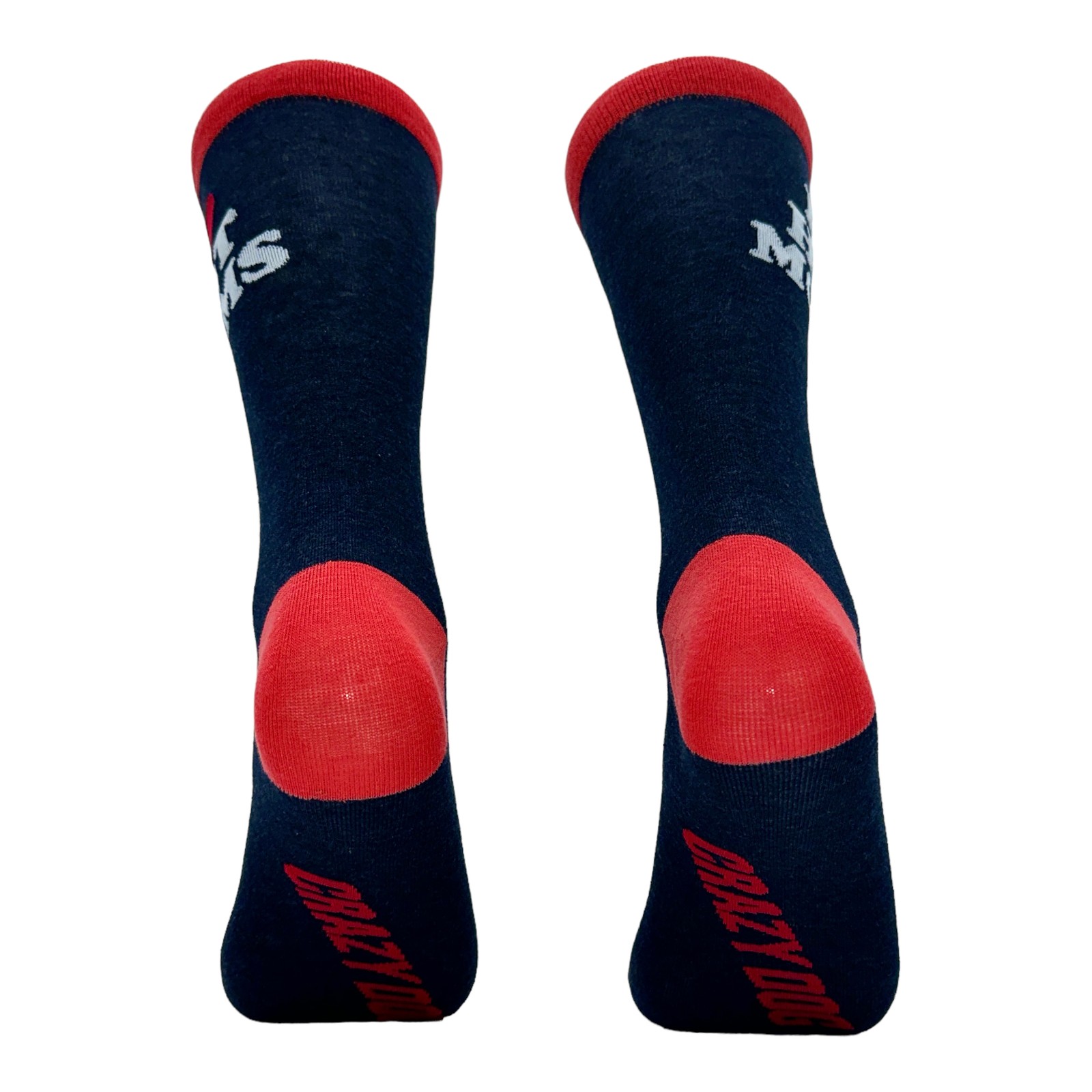 Men’s I Heart Hot Moms Socks Funny Sarcastic Flirting With Mothers Joke Footwear
