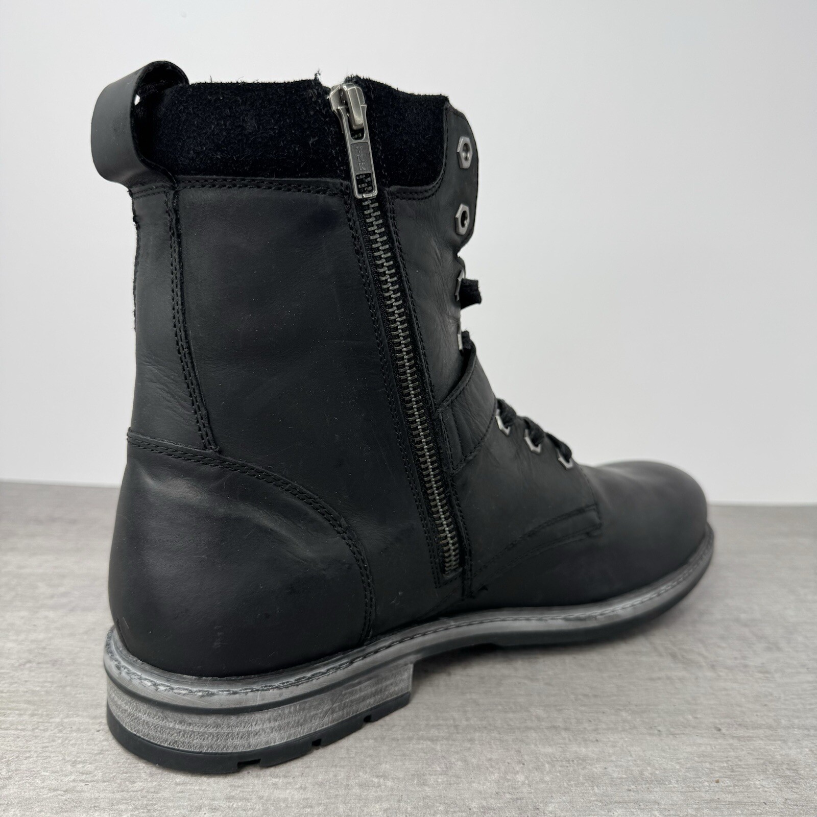 Harley-Davidson Hicklyn Strap 6.75″ Black Motorcycle Boot D96276 Men’s Size 11.5