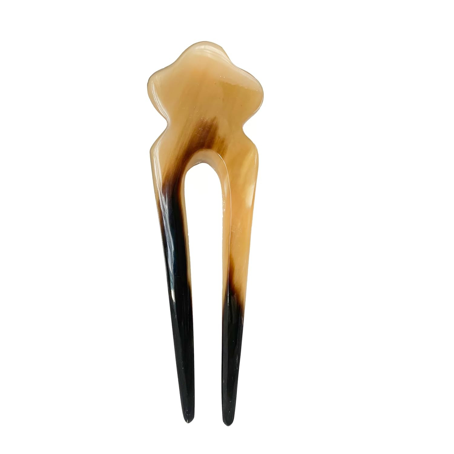 Hair Sticks for Long Hair, Natural Buffalo Horn Hair Smoothing Stick, Hair Stick