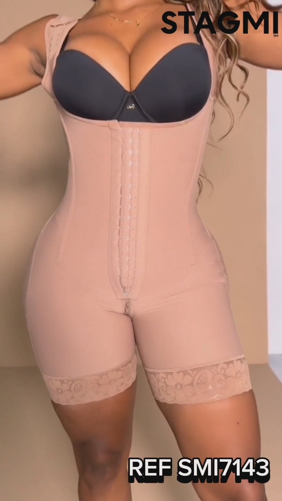 Ultra-Invisible Girdle Fajas Stagmi SMI7143 Voluptuous Instant Lipo Effect $175!