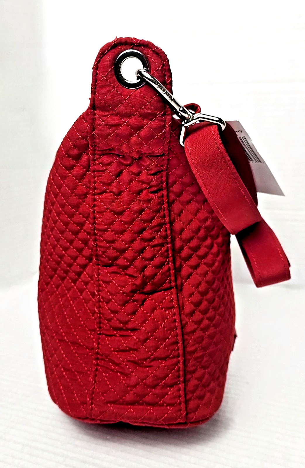 Vera Bradley Carson Hobo Crossbody in Microfiber Cardinal Red