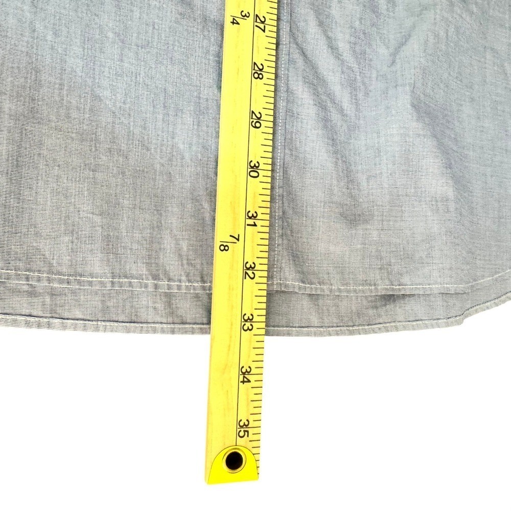 Bonobos Button Slim Fit Button Down XXL Blue Oxford Shirt Modern Preppy
