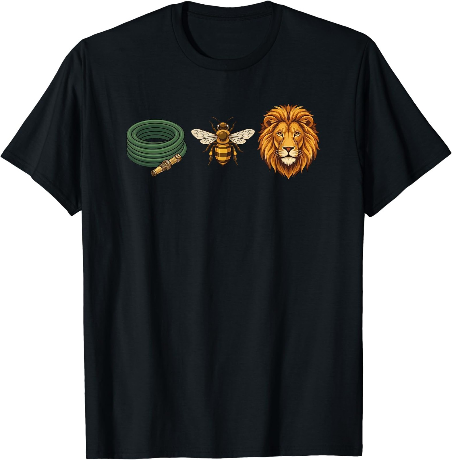 Hose Bee Lion Icons Retro Funny Hoes Be Lying Pun Intended T-Shirt