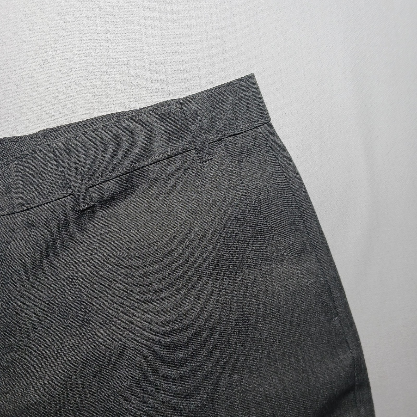 Vintage 1999 Levi’s Mens Action Slacks 40X30 Gray Heathered Dacron