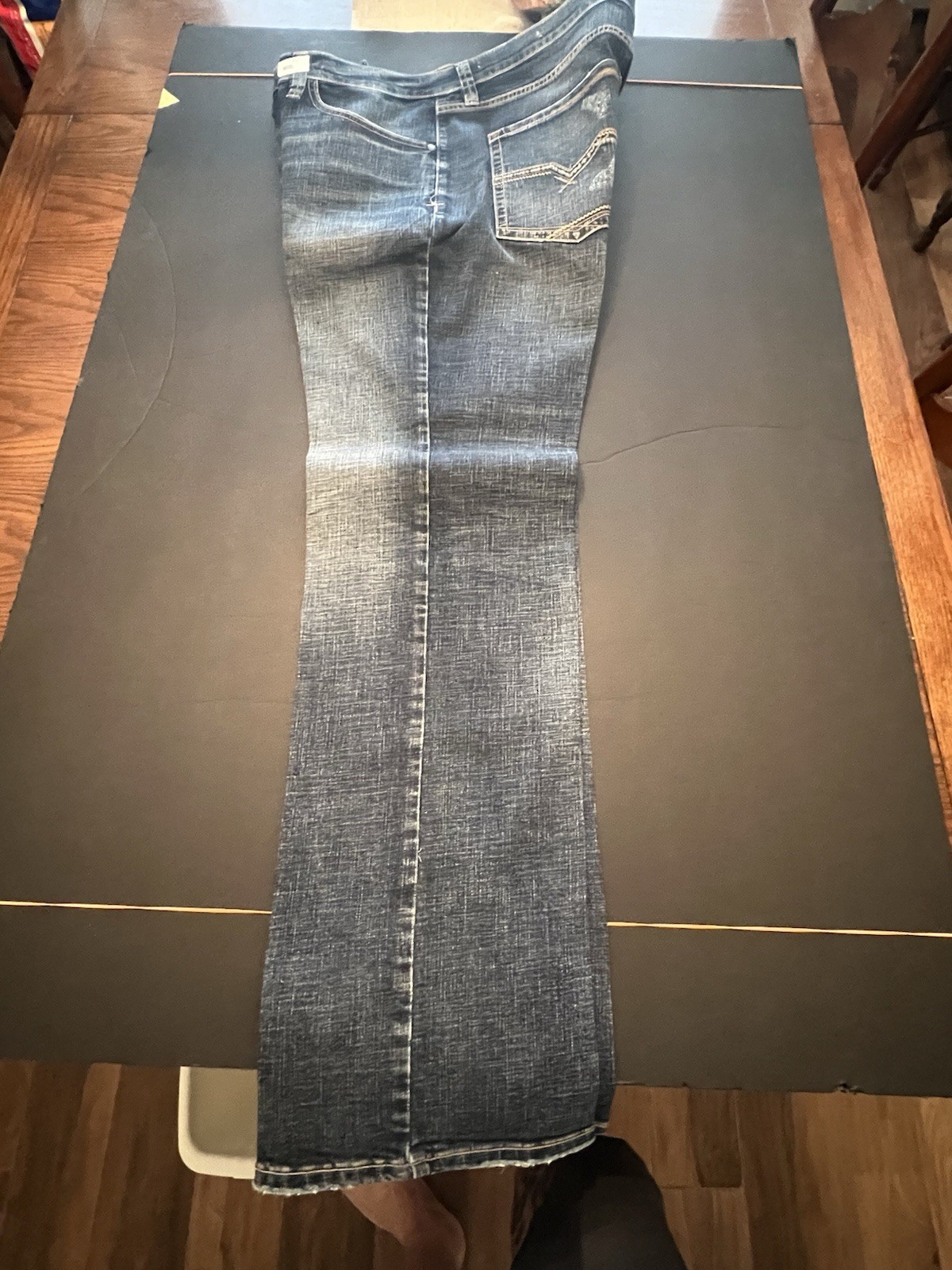 Moon Shine Spirit Jeans Men 36×32, 120 Proof Slim Bootcut, Western Cowboy Denim