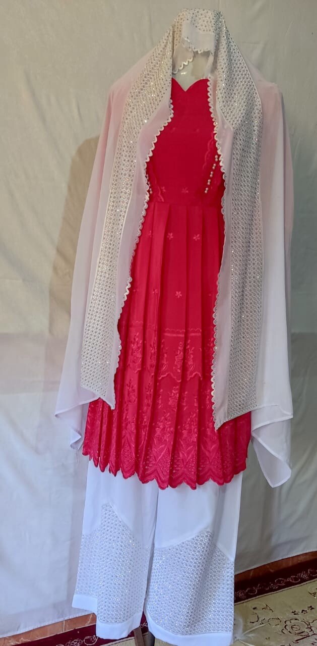 afghan TWO DAMANA clothes for women with deference colors.