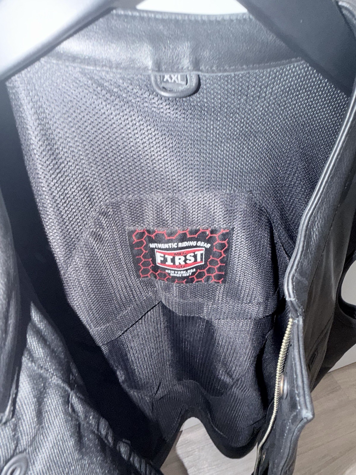First MFG CO. Sharp Shooter Men’s Motorcycle Leather Vest XXL