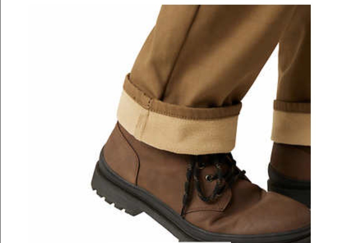 NWT WEATHERPROOF VINTAGE – Men’s NEW Stretch Canvas Fleece Lined Pants – 40×30