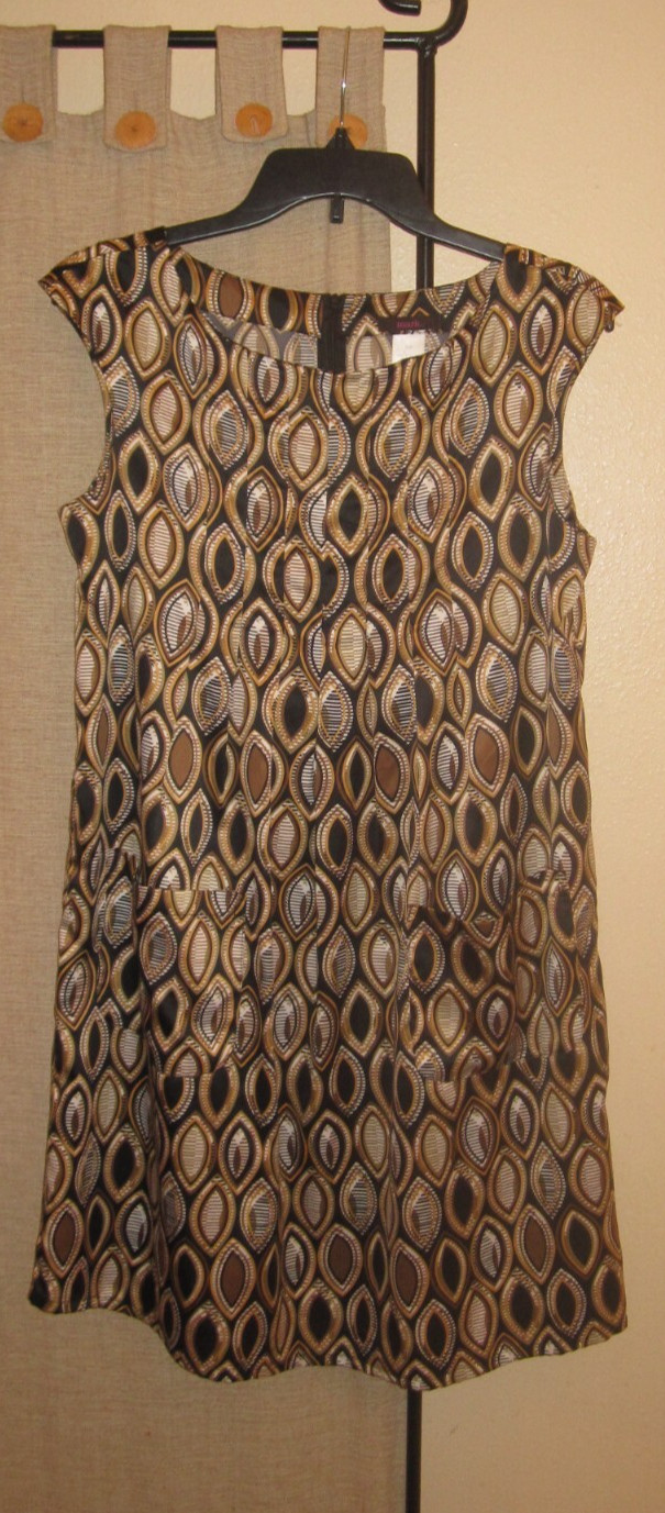 S small dress comfort two pocket lightweight Mark smooth feel black gold tone