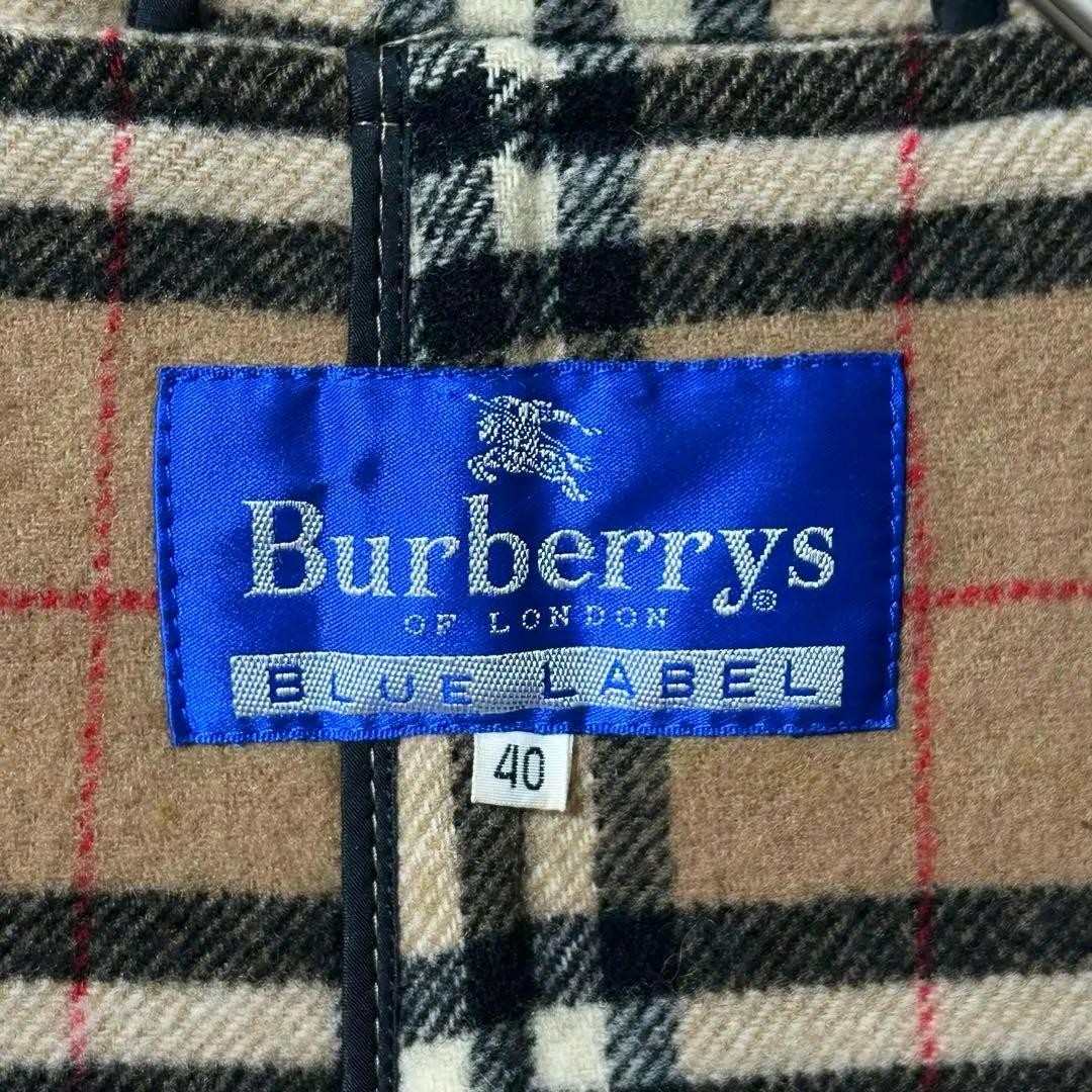 Burberry London All Over Nova Check Duffle Coat L