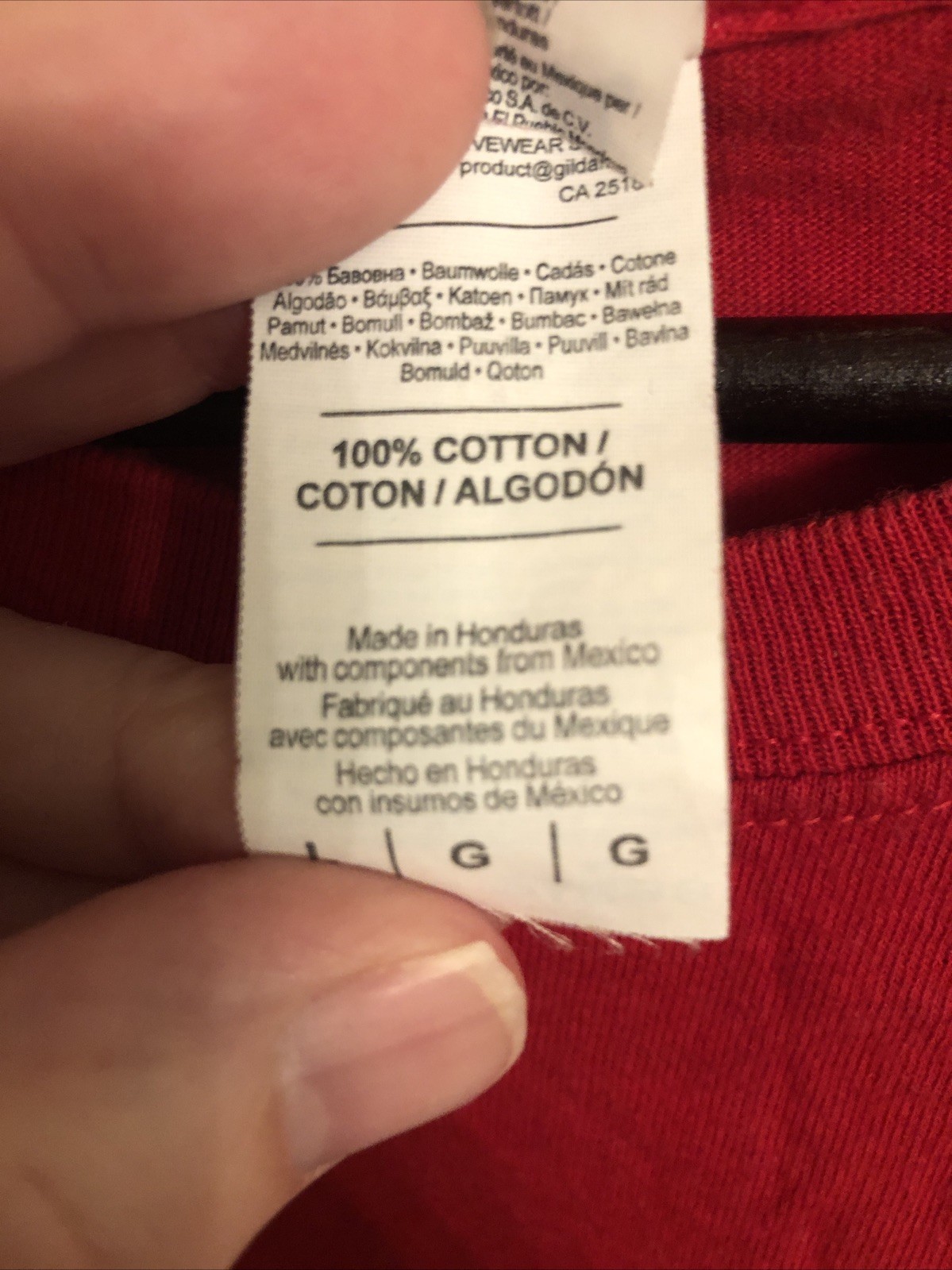 VTG Style Gildan Panama ‘The Crossroads Of The World’ Red Tee. Mens Large Cotton