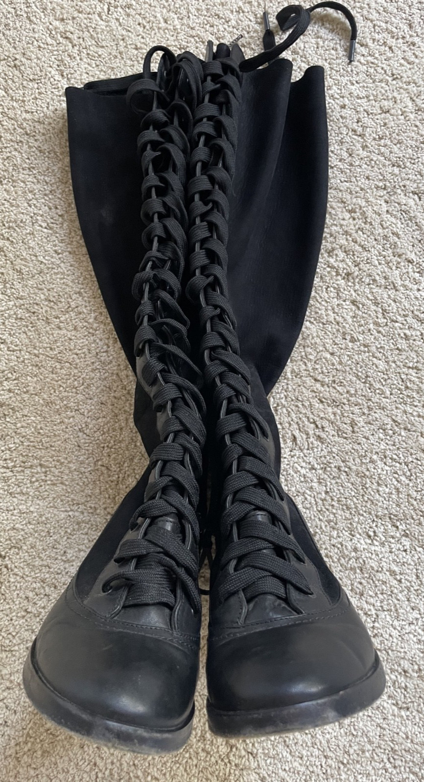 Rag and Bone Knee-High Lace-Up Boots Size 36.5