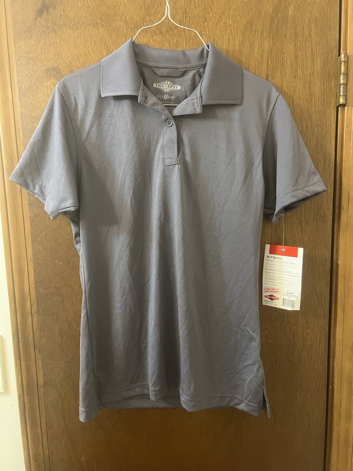 Tru-Spec Short Sleeve Performance Polo shirt Mens S 24-7 Gray NEW! S security