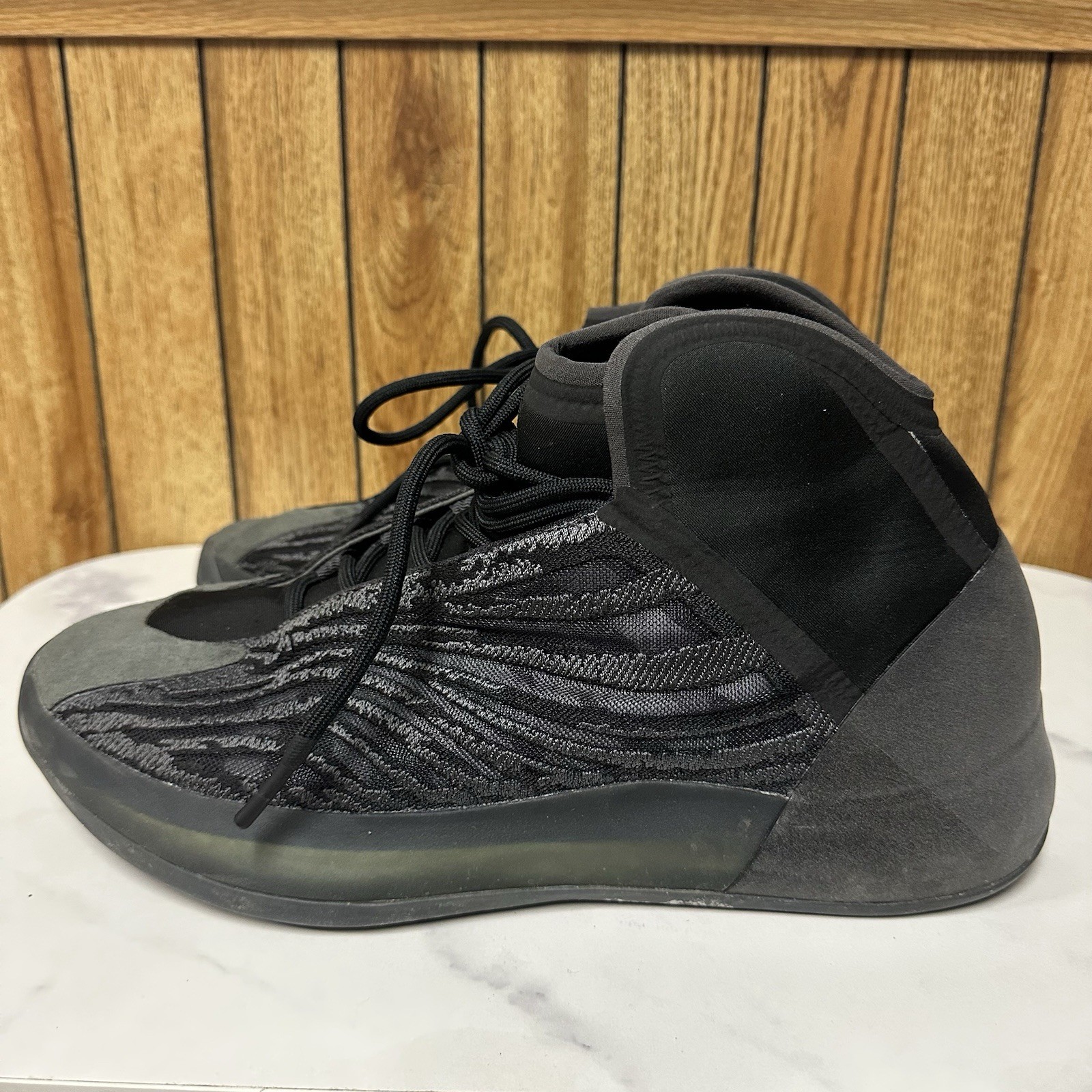 Adidas Yeezy QNTM Onyx Size 11.5 GX1317 Triple Black