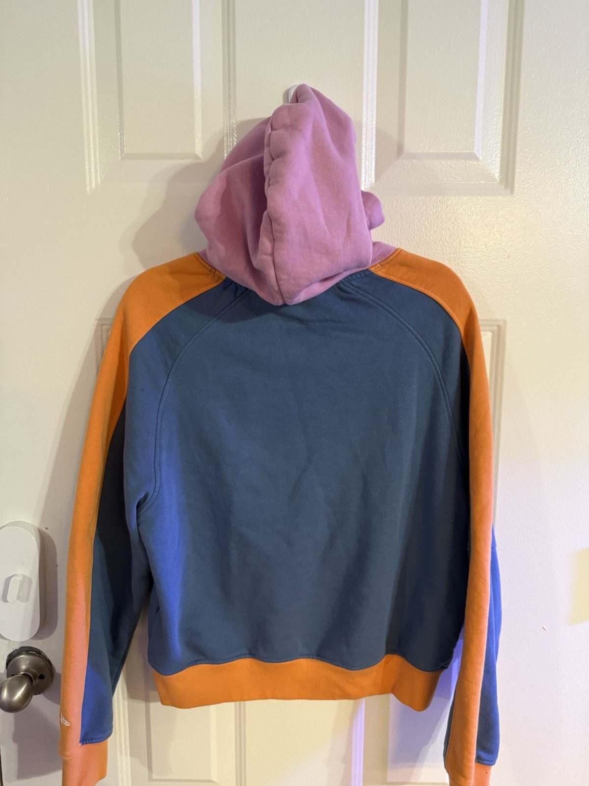 New Era Mariners Graphic Logo Pullover Hoodie Blue Orange Pink Drawstring XL