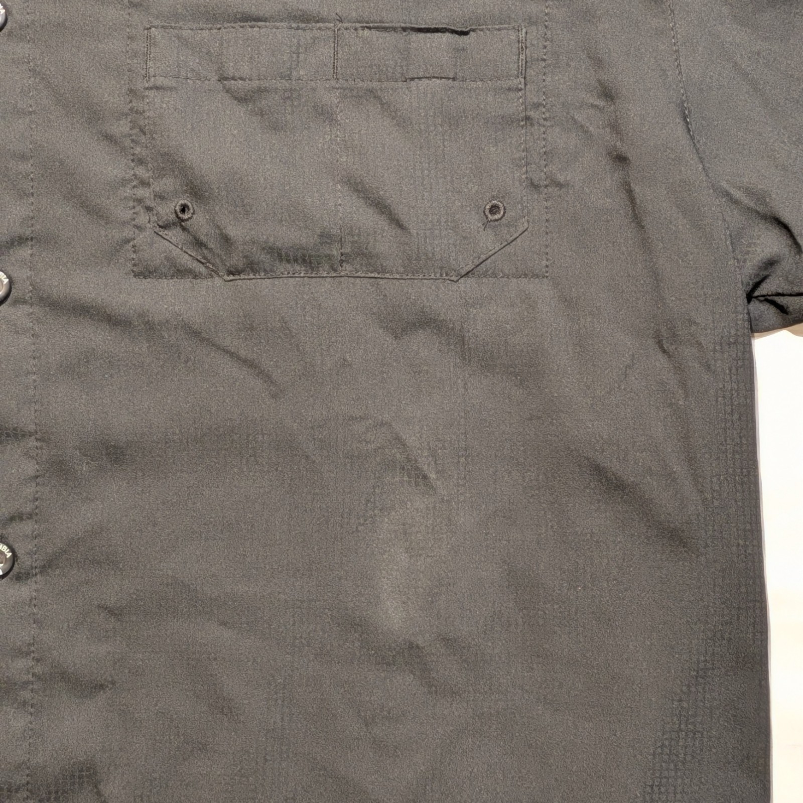 Columbia PFG Shirt Mens XL Tamiami Black Performance Fishing Vented Omni Shade