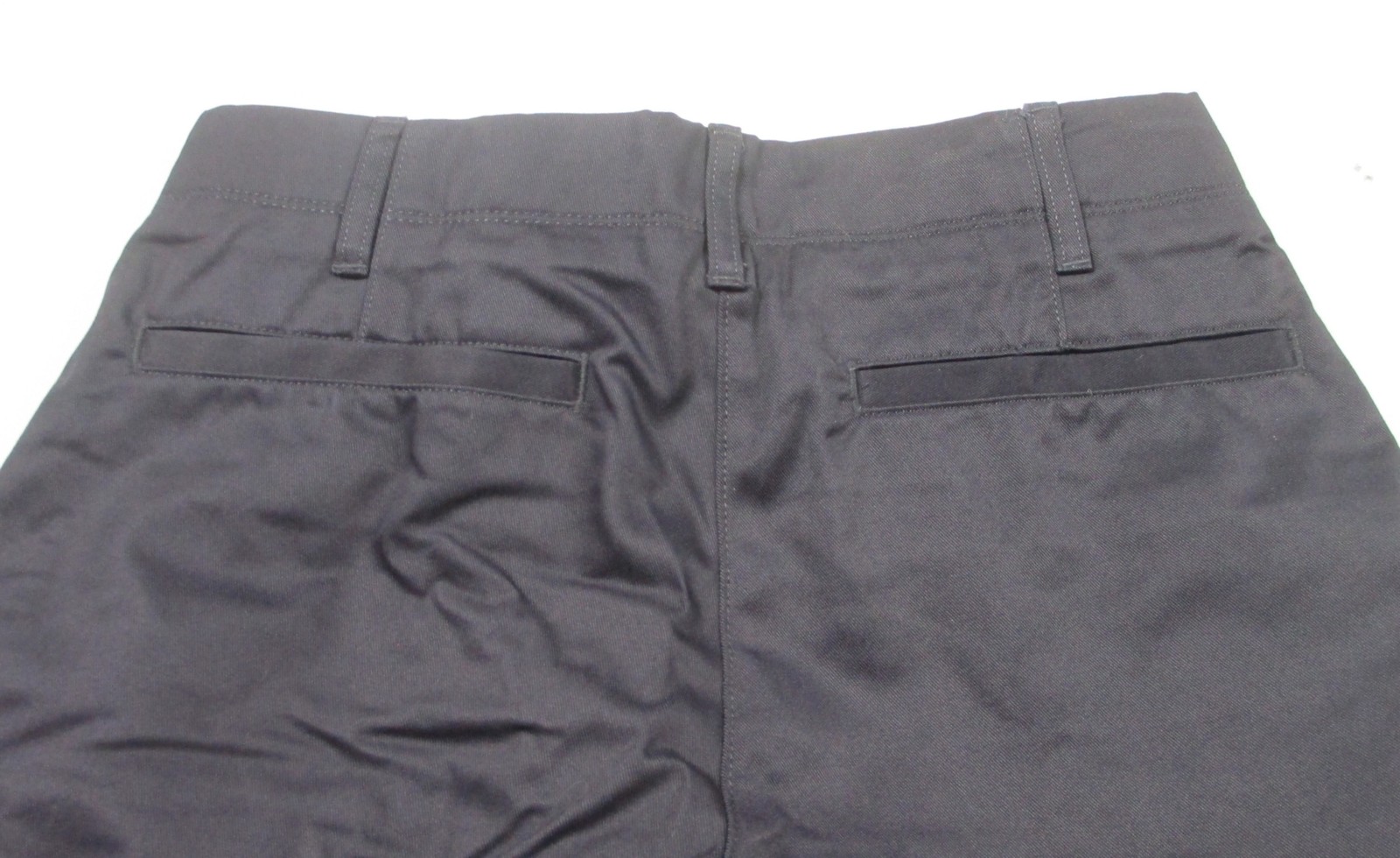 LANDS END True Navy Straight Leg Chino Pants w/Cuffs Junior 0 NEW