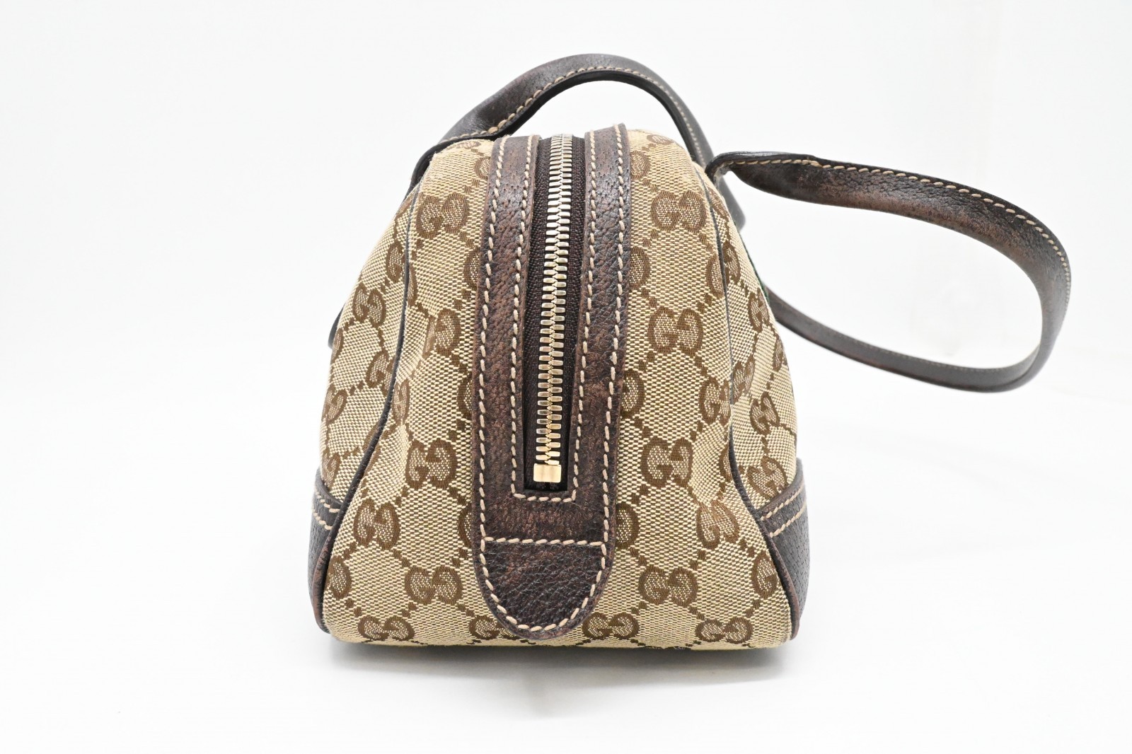 Authentic Gucci GG Canvas Princy Handbag 161720