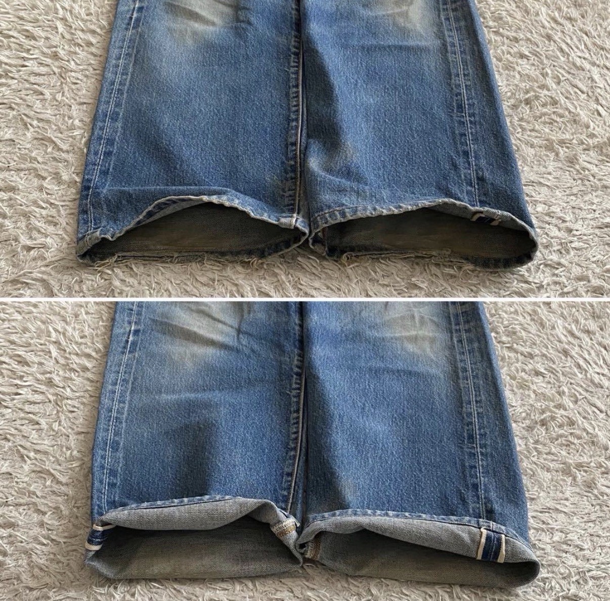 Levi’s 501 Vintage 70s Era Valencia Redline Selvedge Big E W33 L36 Indigo