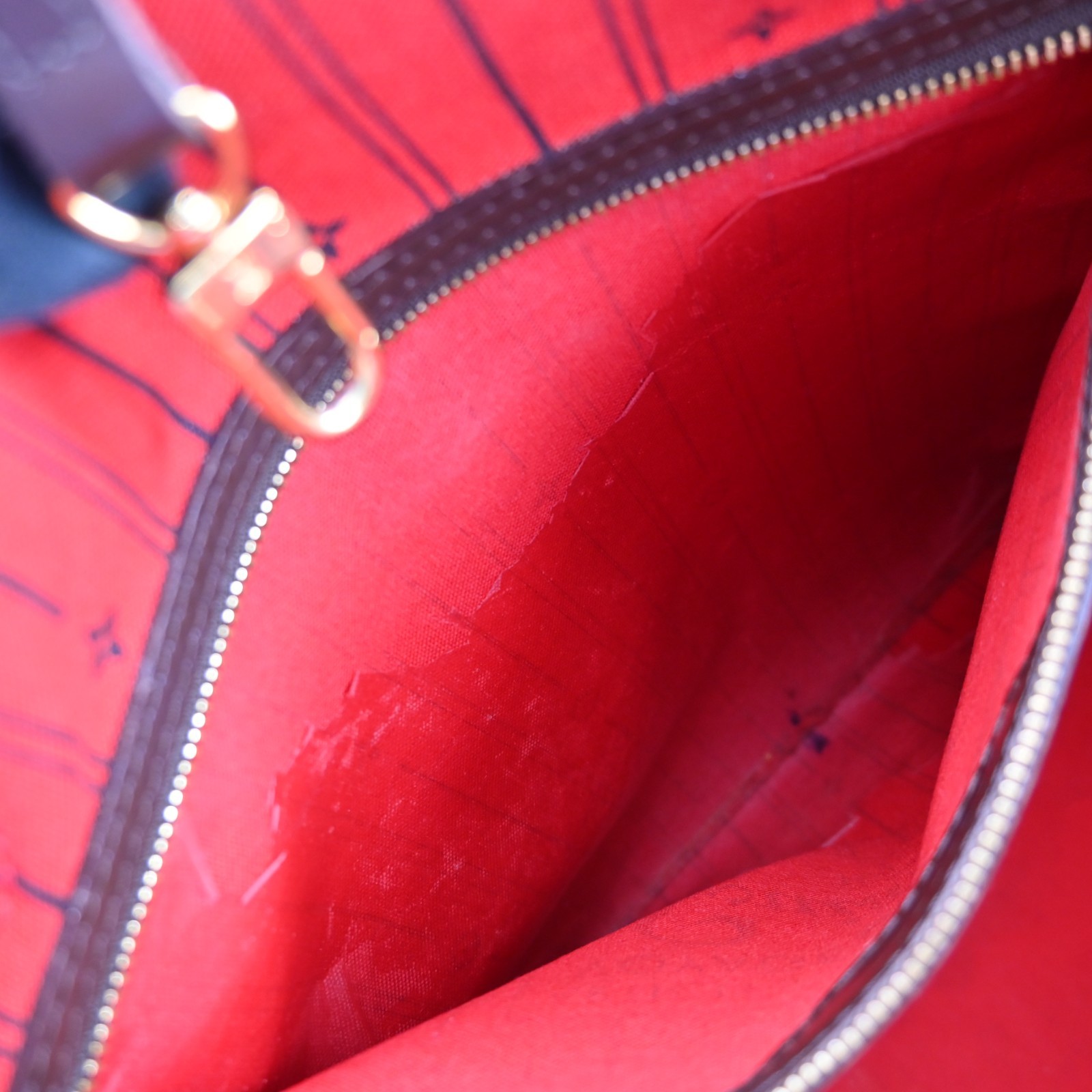 LOUIS VUITTON Damier Ebene Neverfull GM Tote Bag N51106 LV C1965YR806