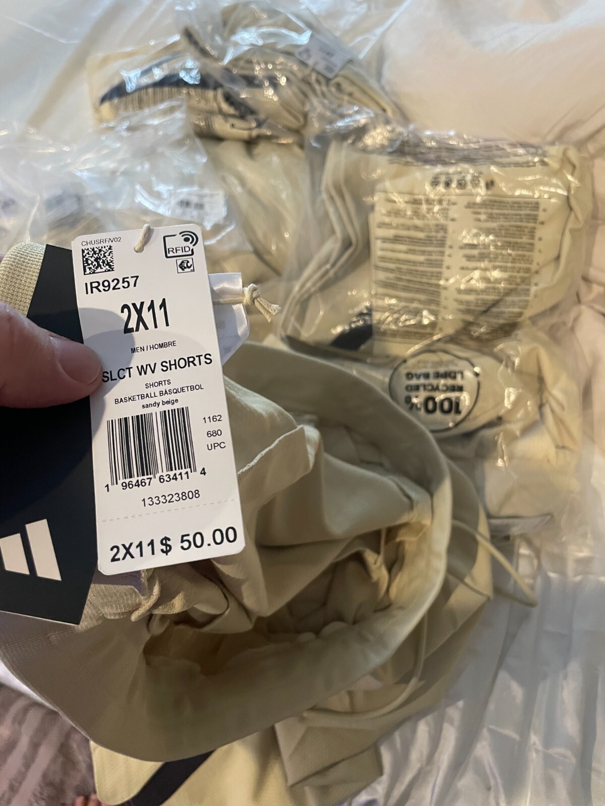 Adidas Mens Select Basketball Shorts 2XL 11″ Inseam $50 MSRP XXL