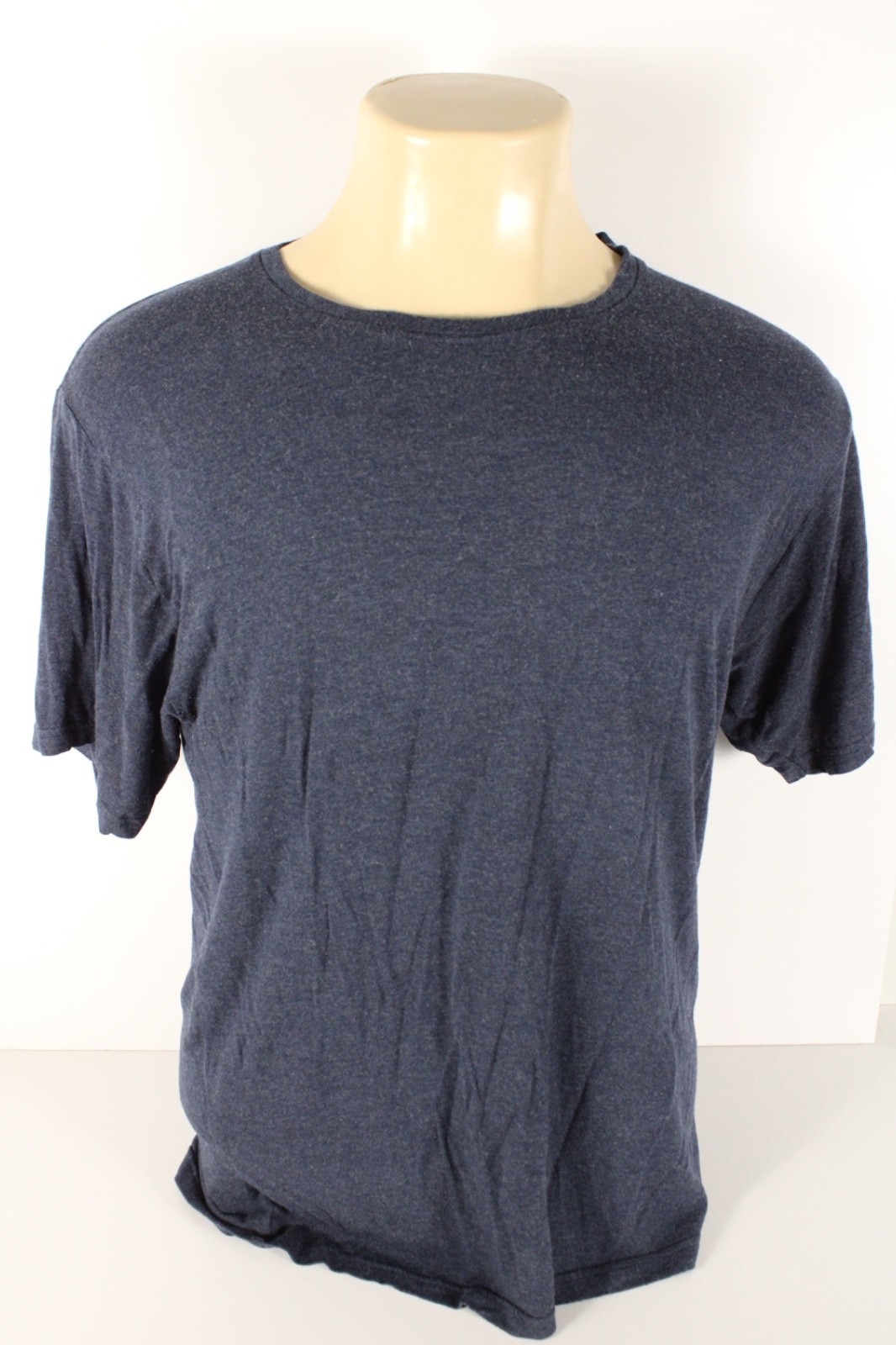 Hanes Blue T-shirt Medium M Super Soft 95% Modal Viscose 5% Spandex Undershirt