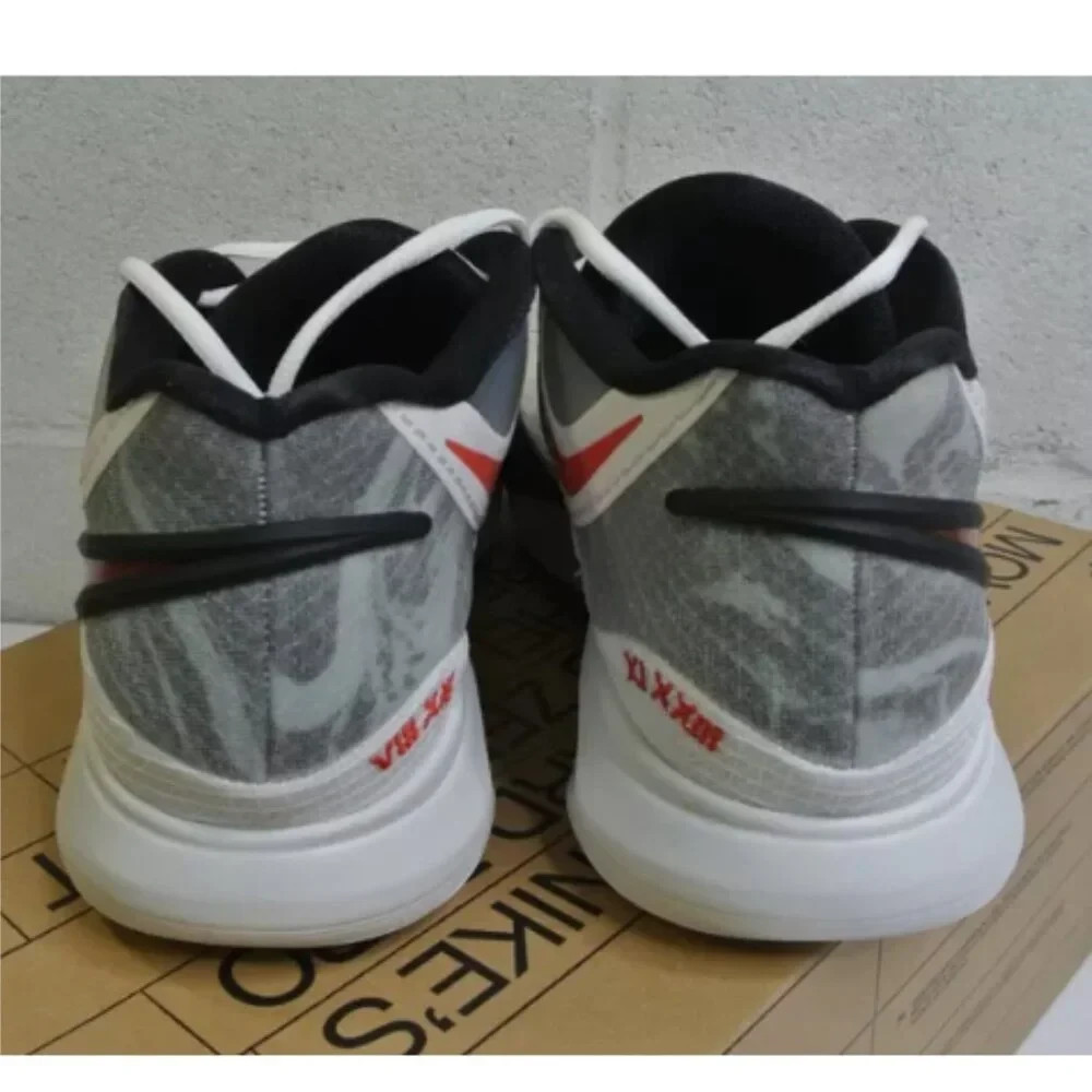 Nike Kyrie 8 DJ6017-100 Black White Red- Basketball Shoes Mens Size 13