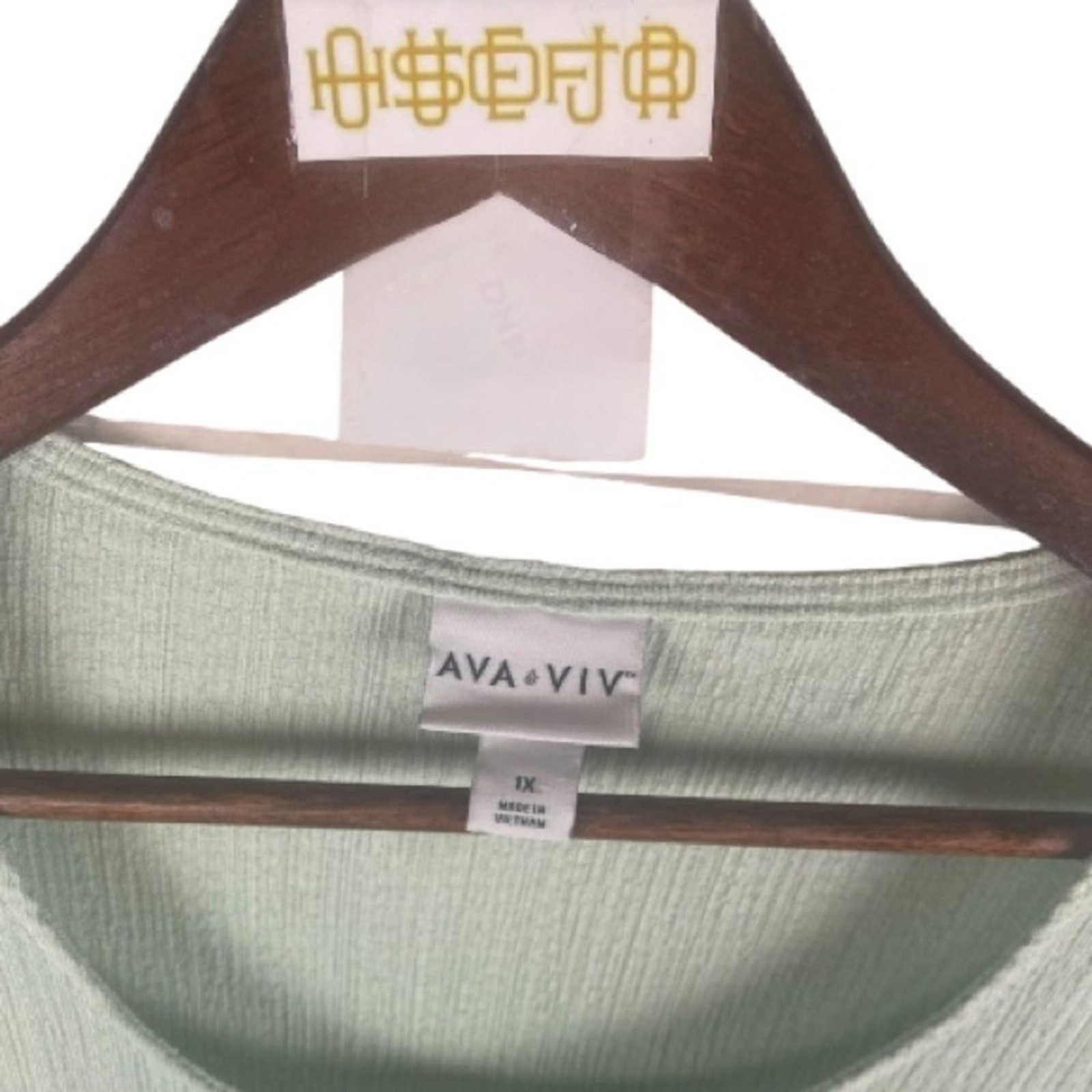 AVA & VIV light aqua top//1X