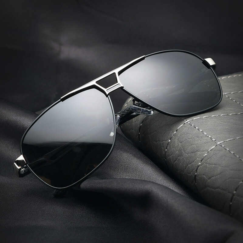 HD Polarized Photochromic Sunglasses Men Chameleon Driving Sport Glasses Eyewear