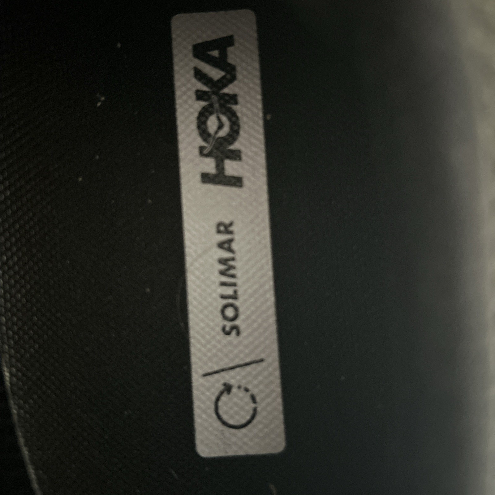 Hoka One One HOKA Solimar Black White Women’s Size 9.5 D WIDE NIB