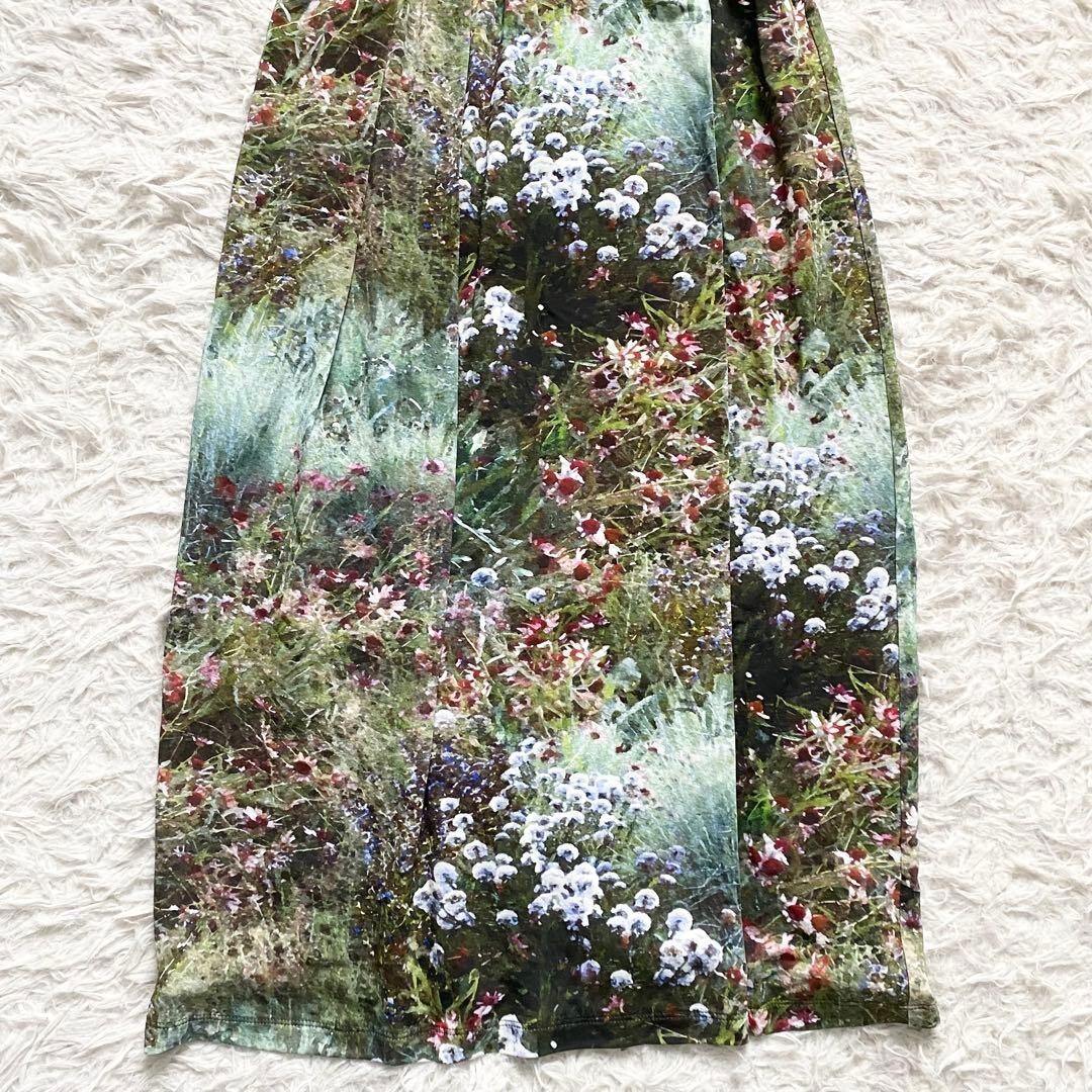 MaxMara Floral Print Silk Formal Dress Sleeveless Party Gown Auth