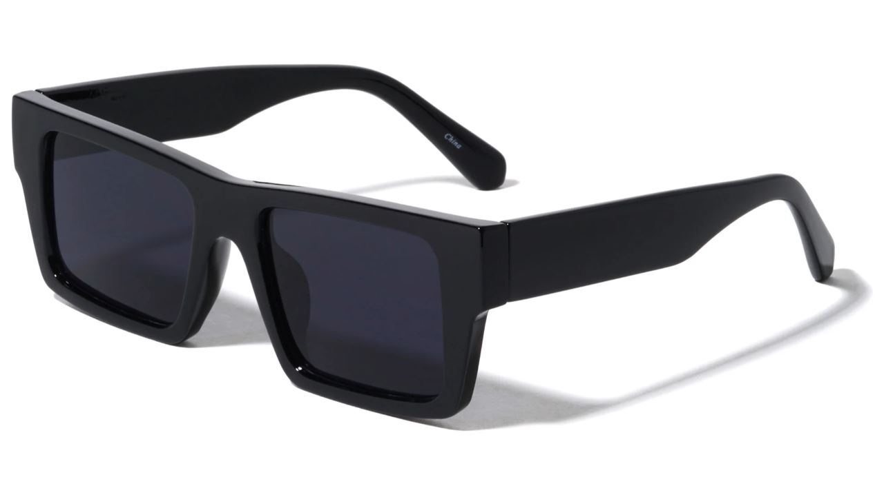 Hip Hop Men Sunglasses Thick Frame Classic Shades Retro Square Outdoor Driving