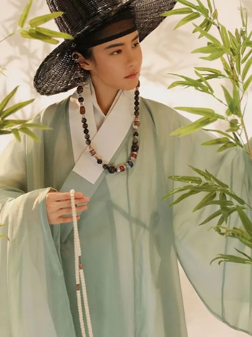 Men’s Ancient Chinese Ming Dynasty Hanfu Traditional Hanbok Cosplay Costume