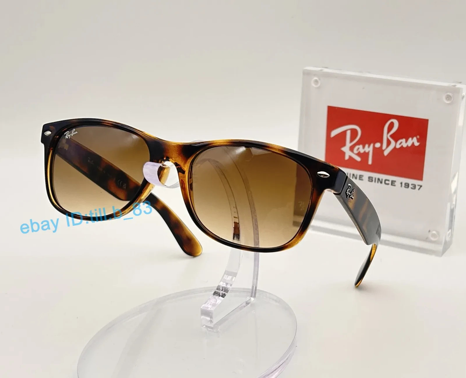 Ray-Ban RB2132 Sunglasses Havana Frame Light Brown Gradient Lens 55mm
