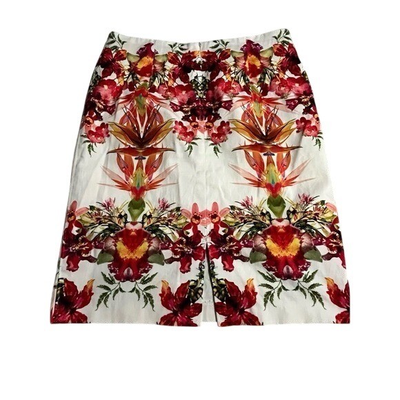 Floral Chic Woman’s knee length Pencil Skirt **please Read **