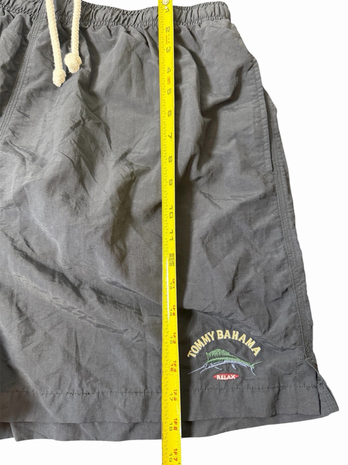 Tommy Bahama Relax Swim Trunks Mens 2XL Black Waistband Lining Fishing Trunks