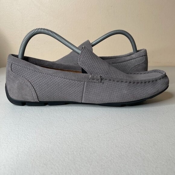Alfani Kendric Men’s Textured Driving Loafer Shoes Size 10