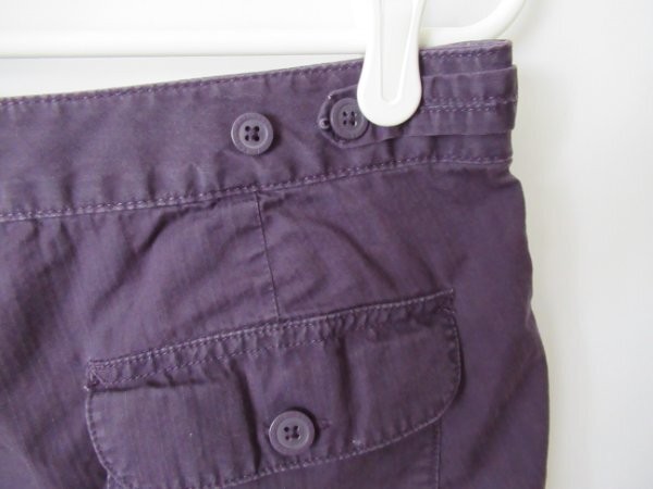 Eddie Bauer purple 100% cotton mid rise shorts 9-1/2″ inseam *Sz 10*