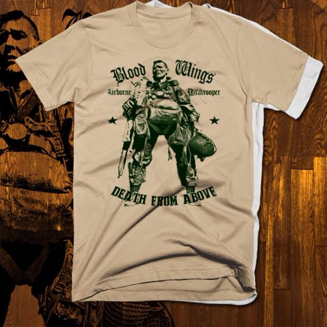 Airborne Paratrooper T-shirt 82nd division 101st Air assault Rangers military