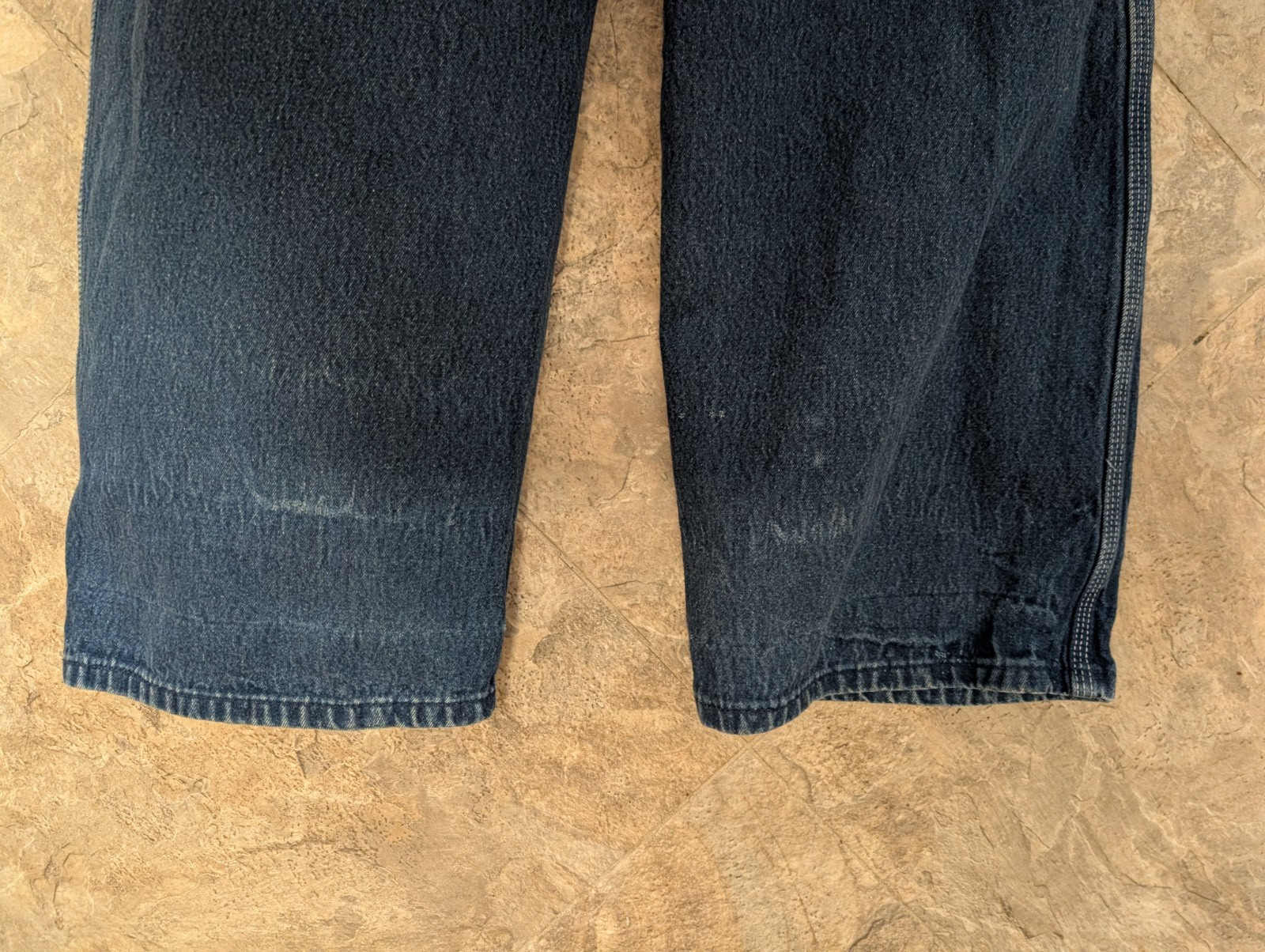 Dickies Denim Blue Bib Overalls Tag Size 36×30 – READ & SEE PICTURES