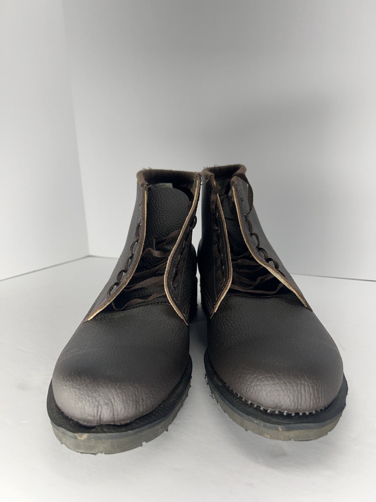 PA DOC PCI Inmate Leather Prison Work Boots Sz 9 E Excellent Shape See Pics OBO