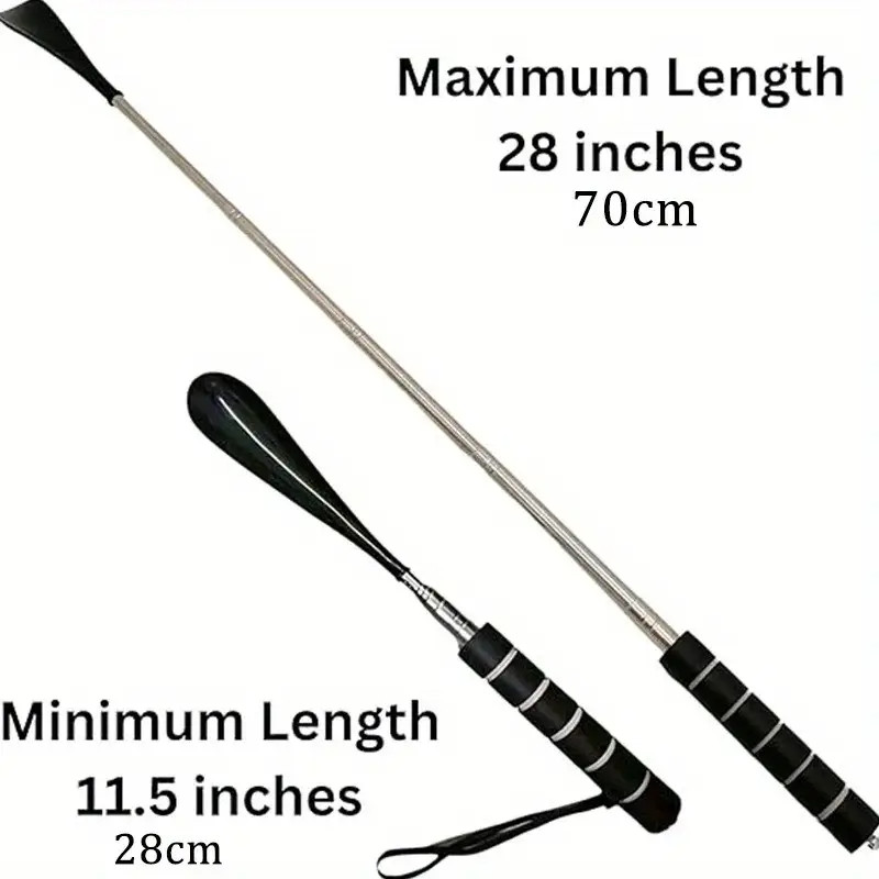Shoe Horn Extra Long Handle Stainless Steel 28″ Handled Metal Shoehorn Horns